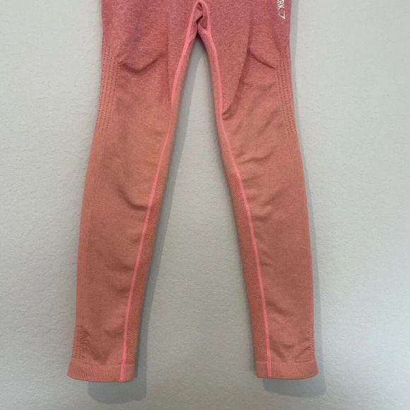 Gymshark Adapt Ombre Seamless Leggings Womens Size Small Pink Activewear - Picture 4 of 6